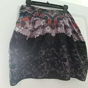Tibi skirt 100% silk,